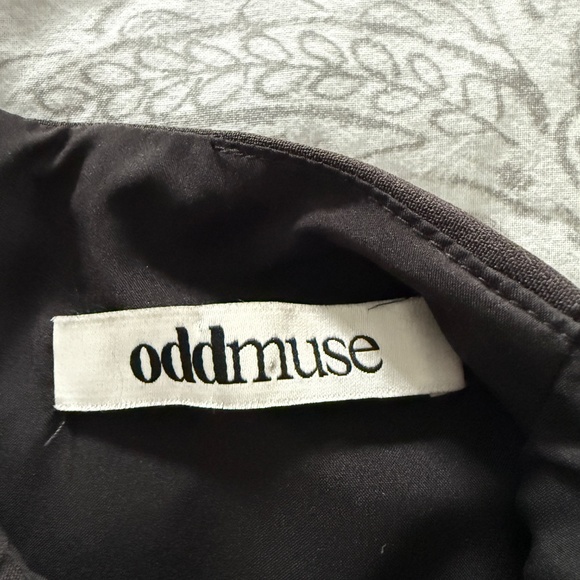 AUTHENTIC ODD MUSE THE ULTIMATE CAP SLEEVE MINI DRESS BLACK NWOT M REGULAR - Picture 6 of 9
